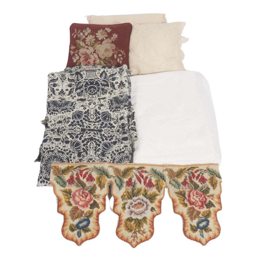 COLLECTION OF VICTORIAN TEXTILES;