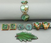COLLECTION OF VINTAGE ENAMEL O