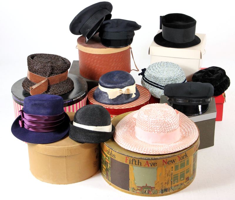 Collection of Vintage Hats and
