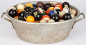 COLLECTION OF VINTAGE POOL BAL