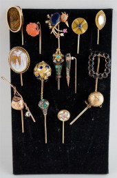 COLLECTION OF VINTAGE STICKPIN