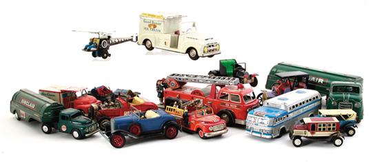 Collection of vintage toy cars