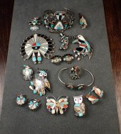 COLLECTION OF VINTAGE ZUNI STE