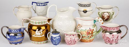 COLLECTION OF WEDGWOOD PITCHERS AND
