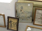 Collection of wheelmen etched