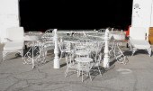 COLLECTION OF WHITE-PAINTED IR