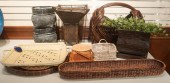 COLLECTION OF WICKER, SPLIT BA