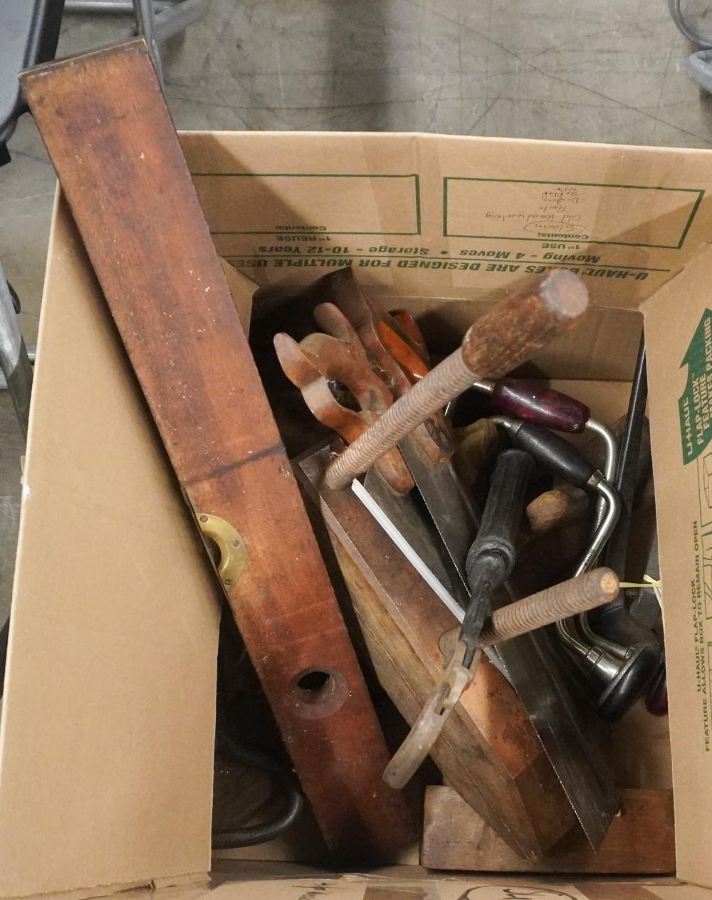 COLLECTION OF WOOD AND METAL HAND
