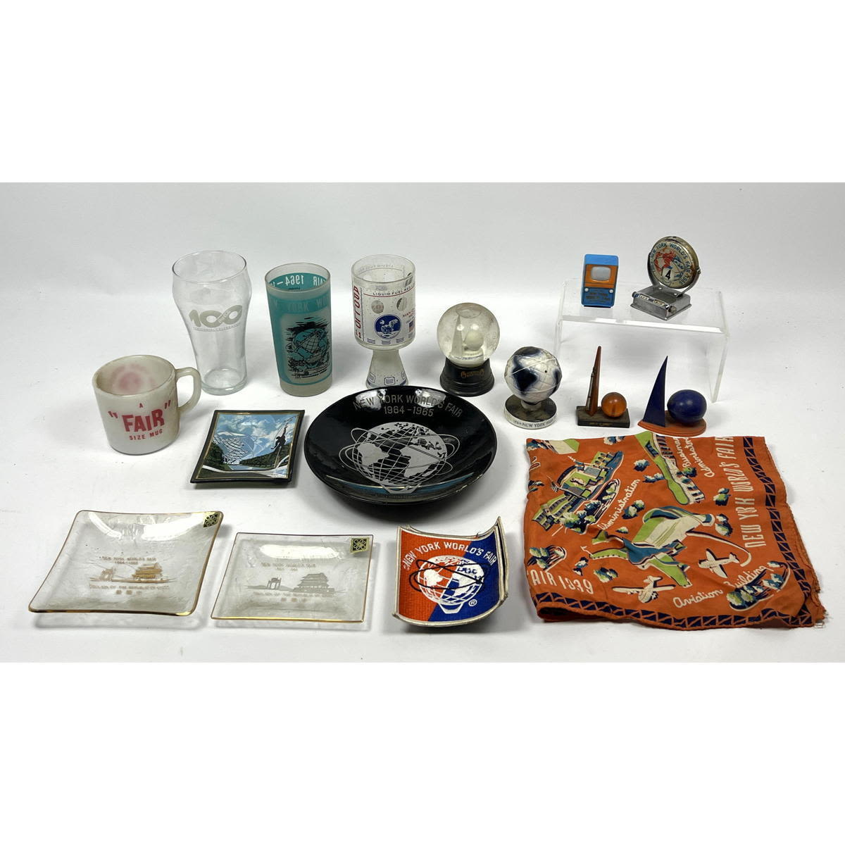 Collection of World's Fair Items.