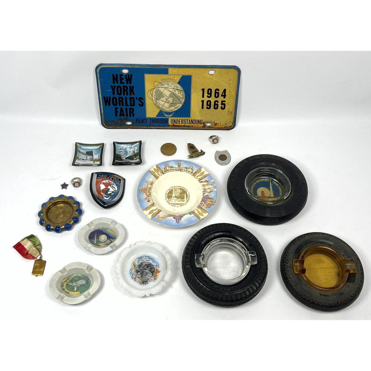 Collection of World's Fair Items.