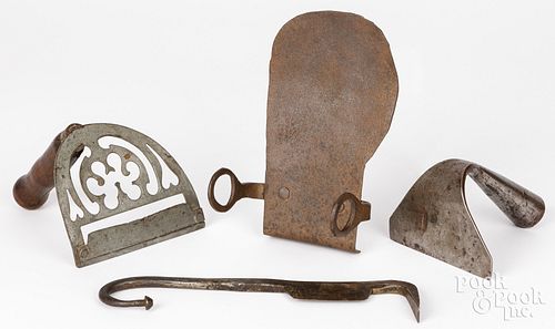COLLECTION OF WROUGHT IRON