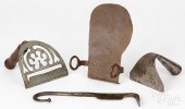 COLLECTION OF WROUGHT IRON TOO