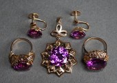 COLLECTION OF YELLOW-GOLD AND