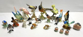COLLECTION PORCELAIN BIRDS HUT