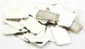 Collection silver bars eightee