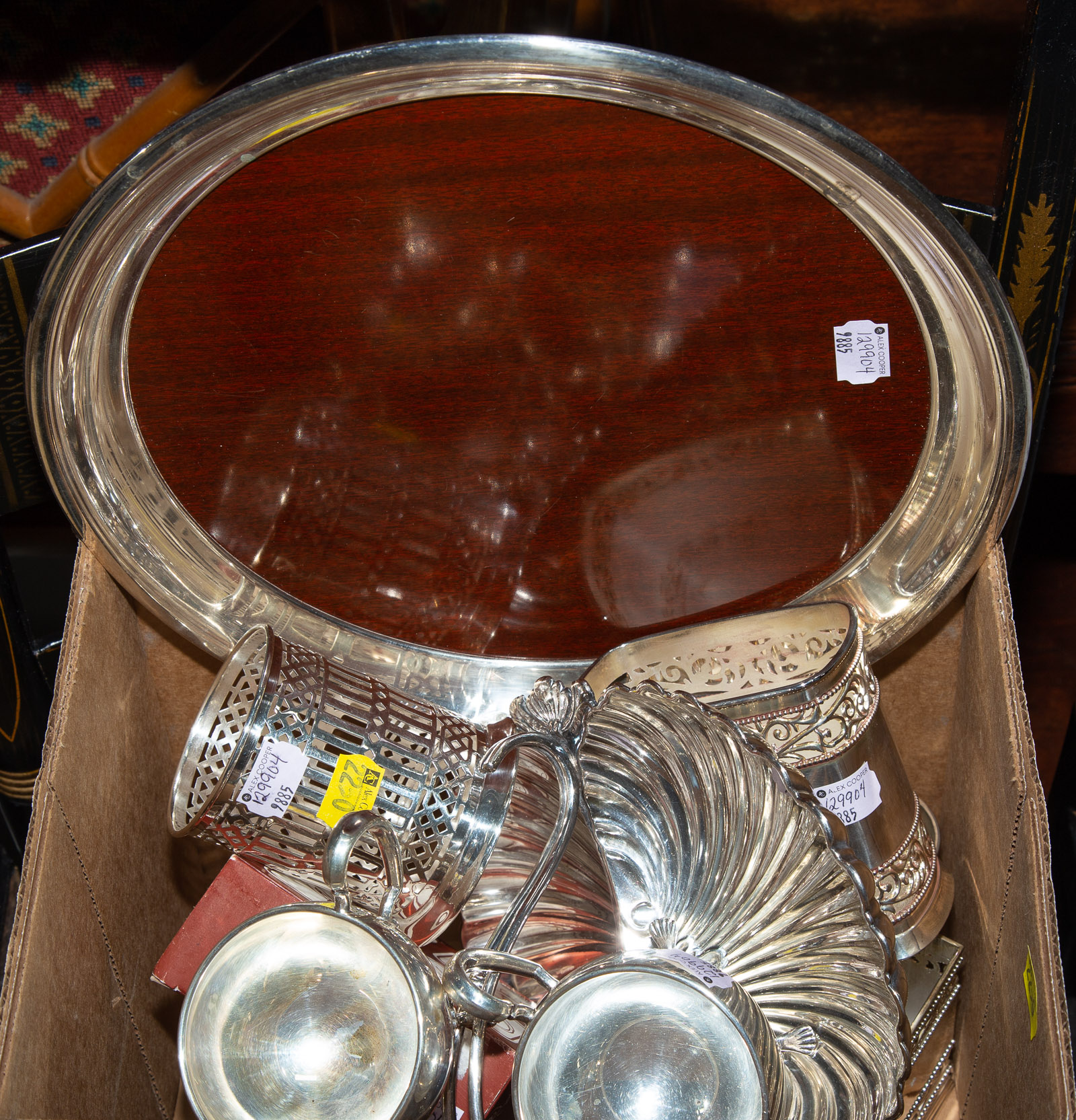 COLLECTION SILVER PLATED SERVING