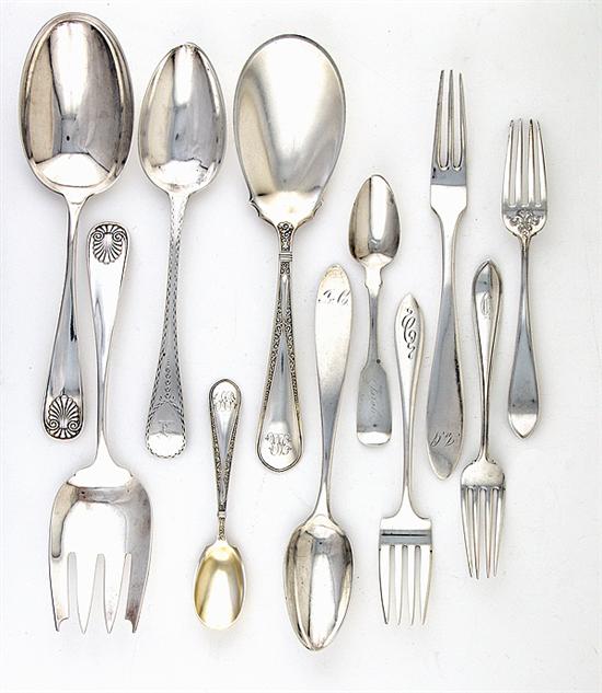 Collection sterling and coin silver