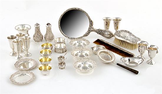 Collection sterling and silver