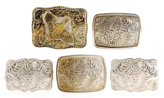 Collection sterling buckles by
