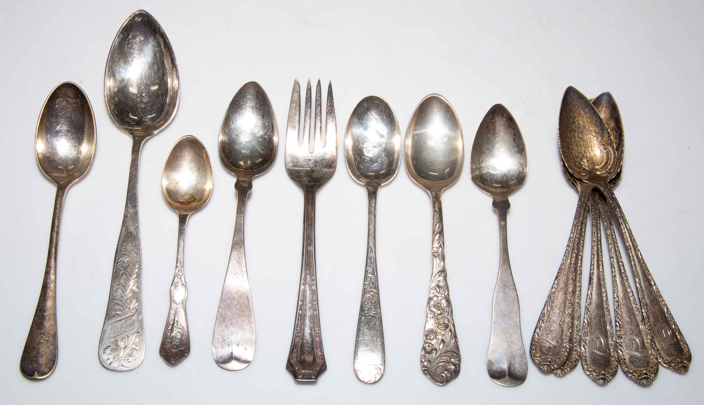 COLLECTION STERLING & COIN SILVER