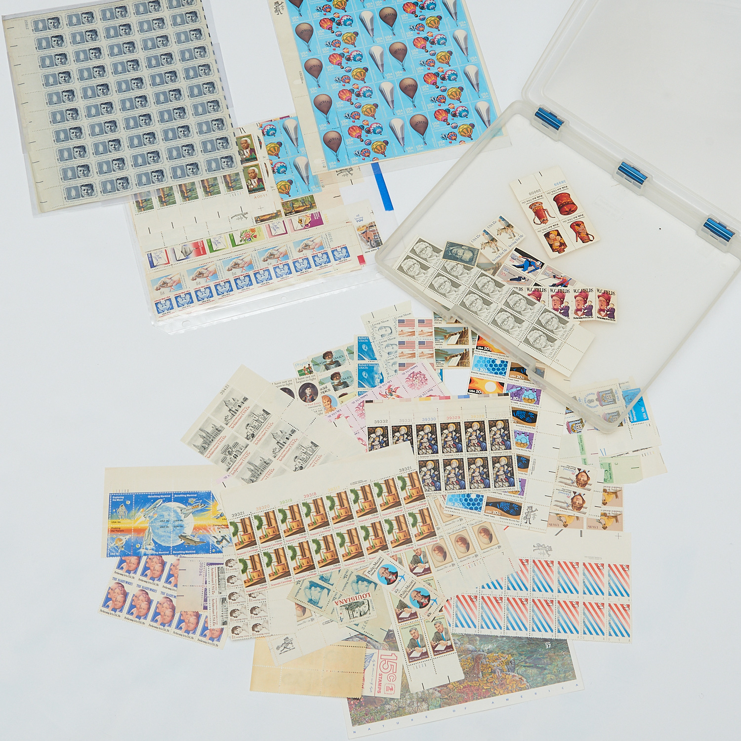 COLLECTION UNUSED U.S. STAMPS,