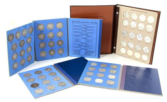Collection US half dollar coins