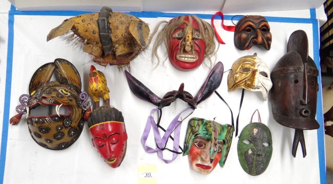 Collection various wood and metal