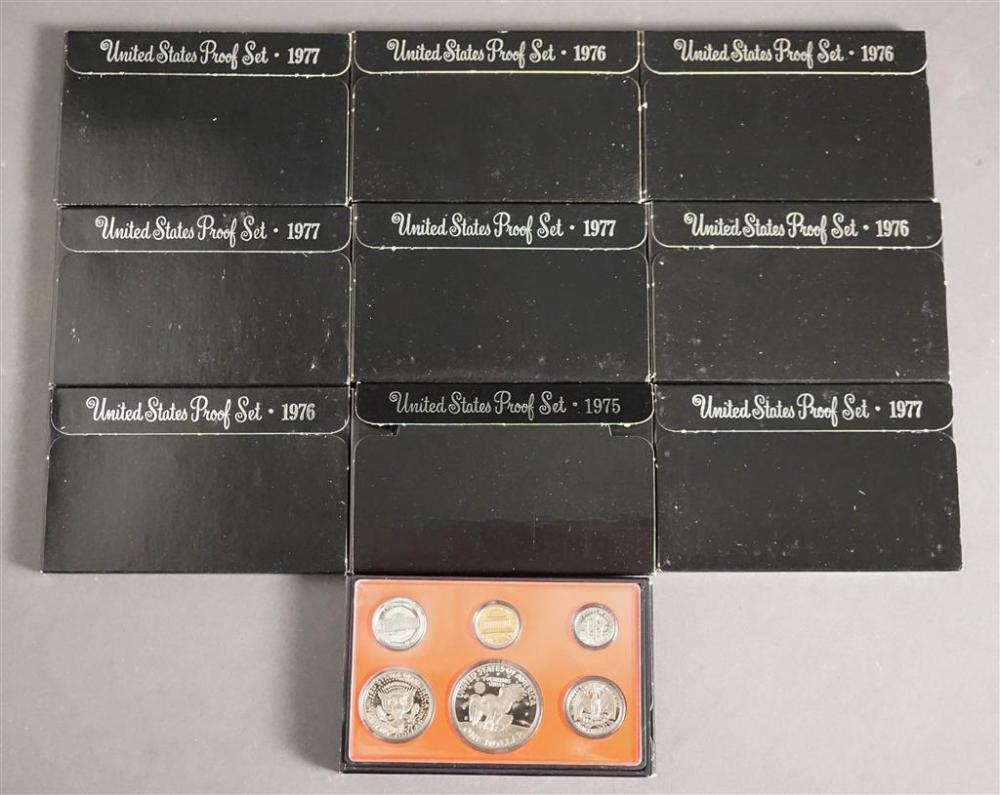 COLLECTION WITH 10 U.S. PROOF