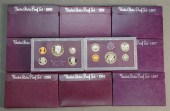 COLLECTION WITH 11 U.S. PROOF
