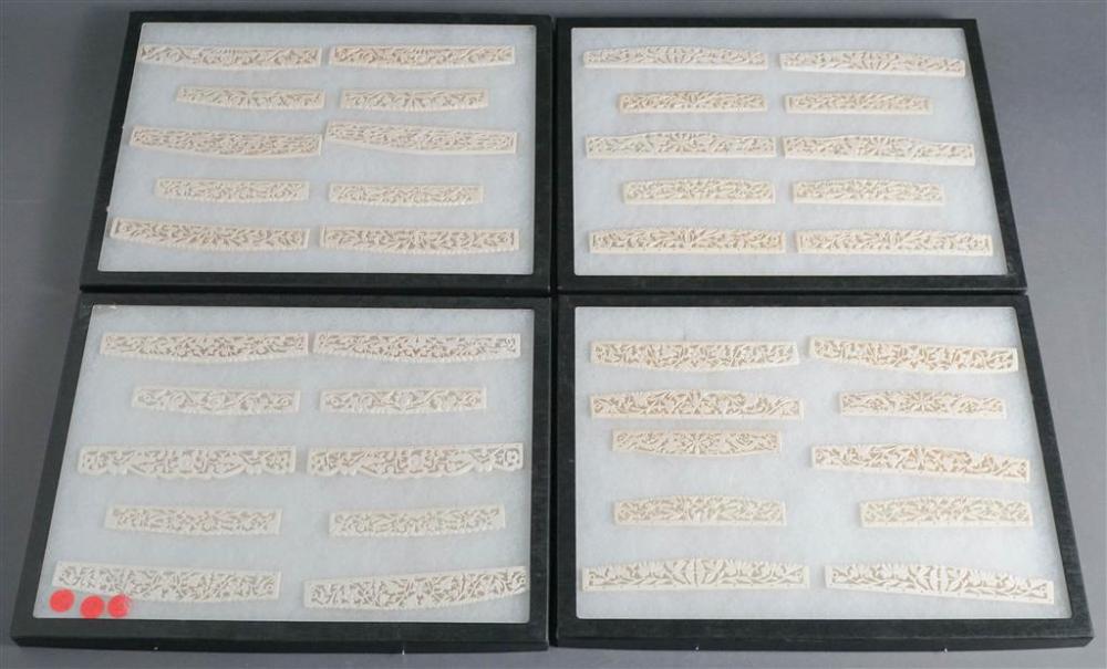 COLLECTION WITH 40 CHINESE CARVED