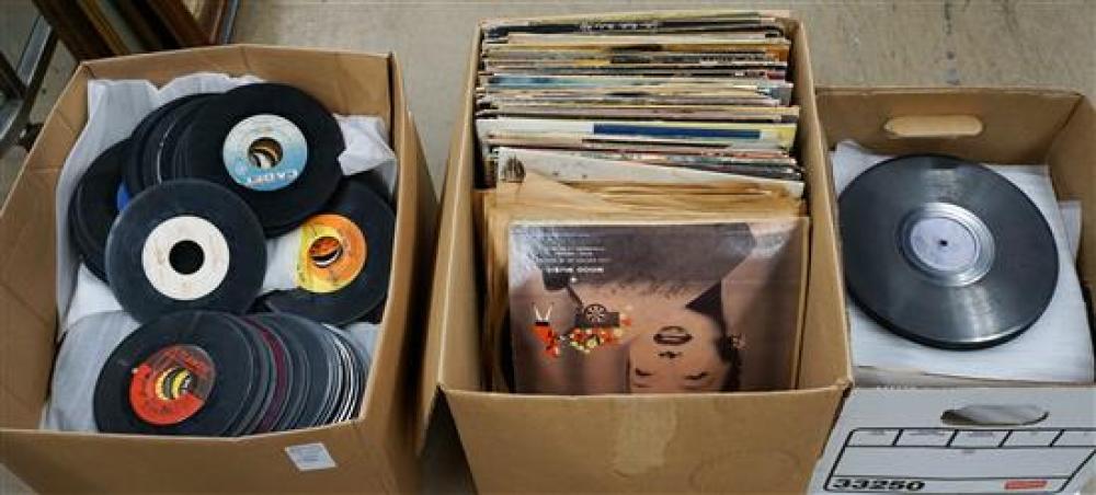COLLECTION WITH 45, 78 AND 33-1/3