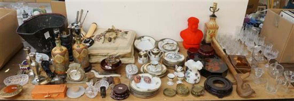 COLLECTION WITH ASIAN CERAMICS,