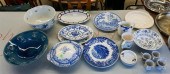 COLLECTION WITH ASSORTED BLUE