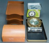 COLLECTION WITH ASSORTED DESK