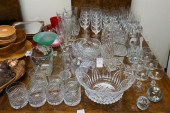 COLLECTION WITH ASSORTED GLASS