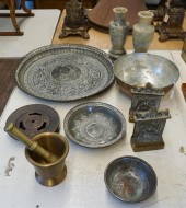 COLLECTION WITH BRASS AND COPP