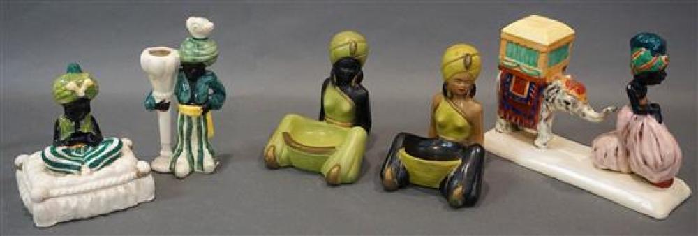 COLLECTION WITH FIVE AFRICAN