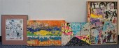 COLLECTION WITH FOUR COLLAGE W