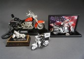 COLLECTION WITH FOUR HARLEY DA