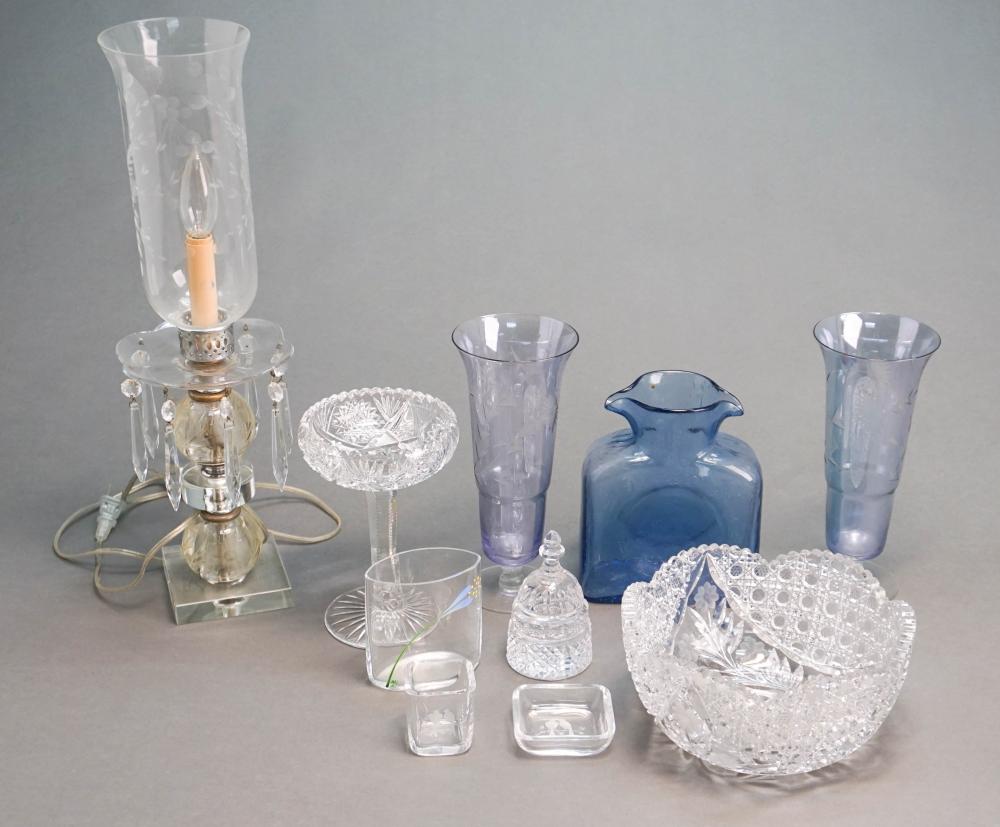 COLLECTION WITH GLASS AND CRYSTAL