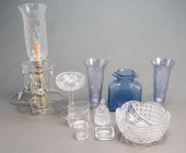 COLLECTION WITH GLASS AND CRYS