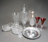 COLLECTION WITH GLASS AND CRYS