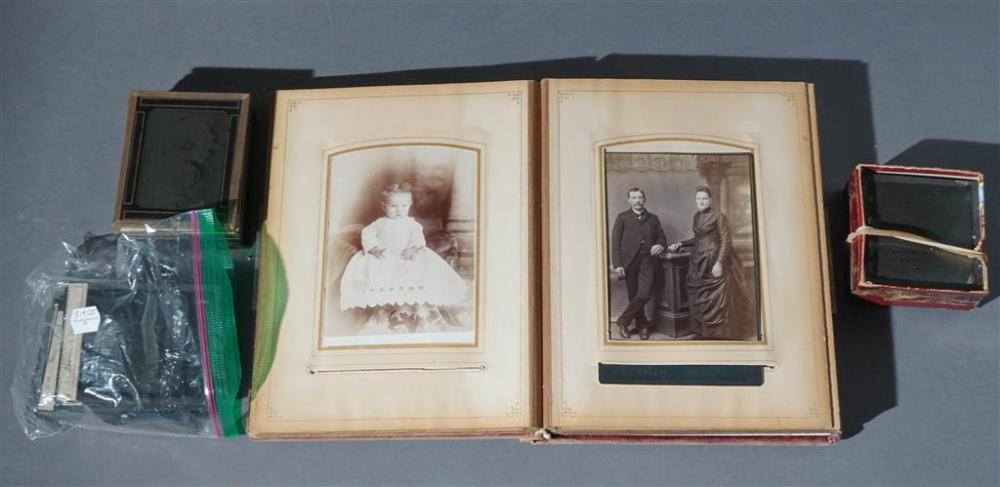 COLLECTION WITH GLASS NEGATIVES AND