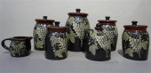 COLLECTION WITH SEVEN REDWARE