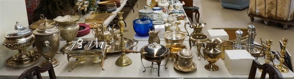 COLLECTION WITH SILVER PLATE AND