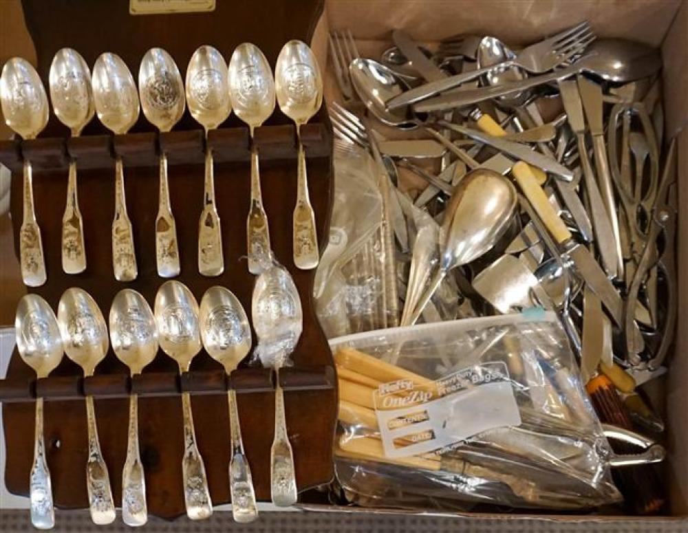 COLLECTION WITH SILVER PLATE,