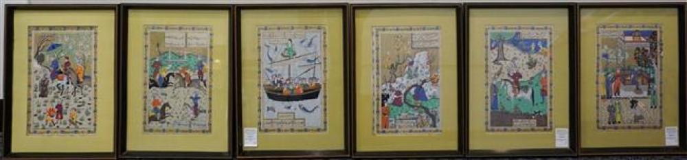 COLLECTION WITH SIX INDO-PERSIAN