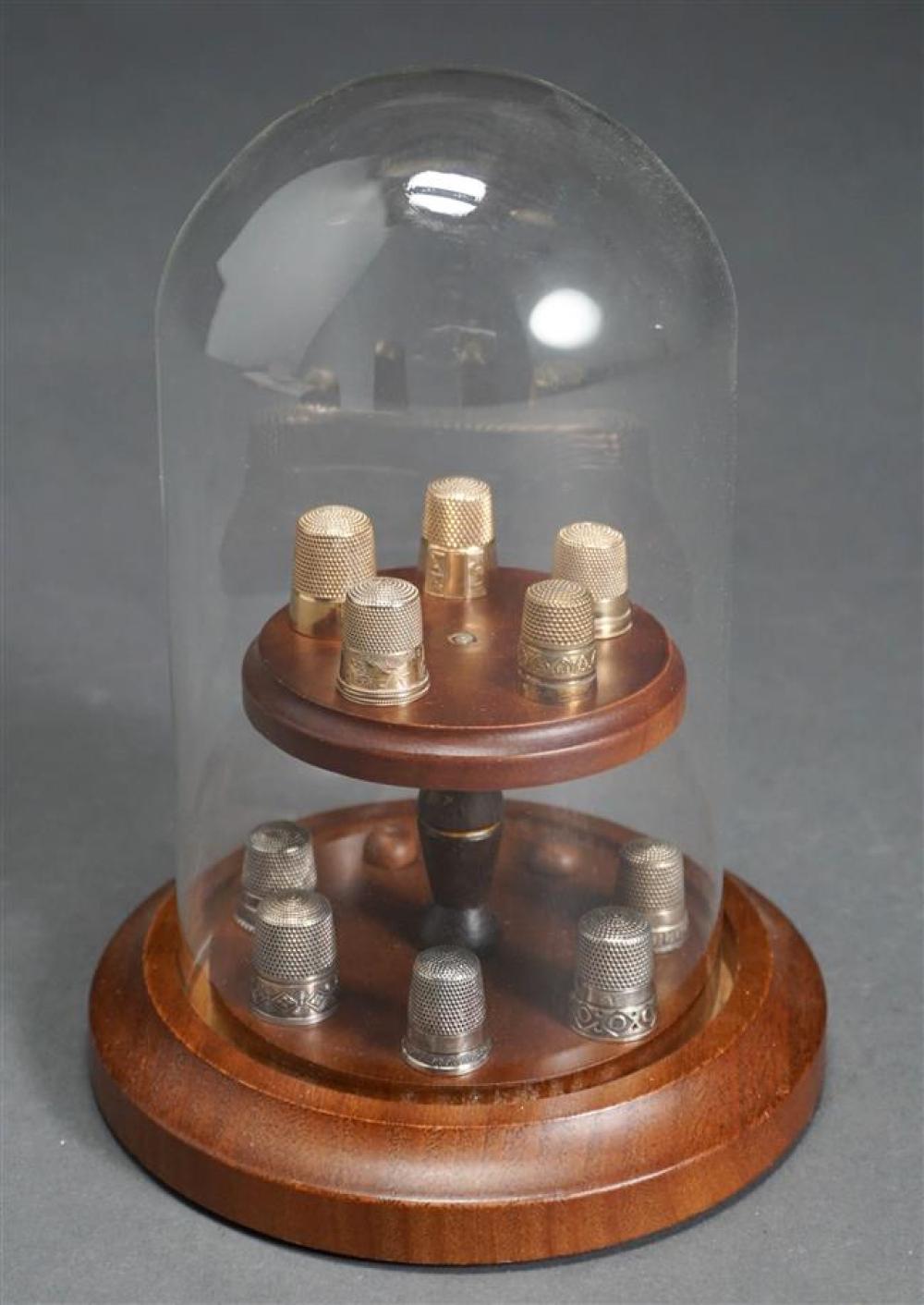 COLLECTION WITH TEN THIMBLES WITH