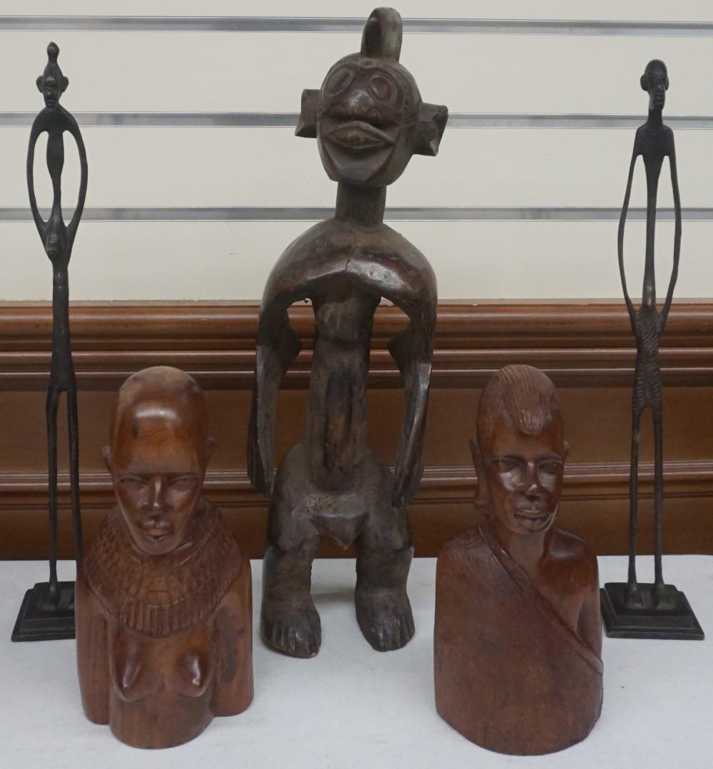COLLECTION WITH THREE AFRICAN