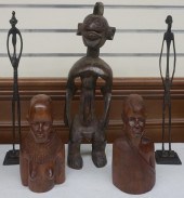 COLLECTION WITH THREE AFRICAN